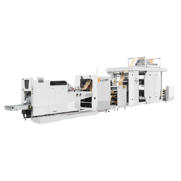 JD350C V bottom with gusset or without gusset paper bag making machine with flexio printing online