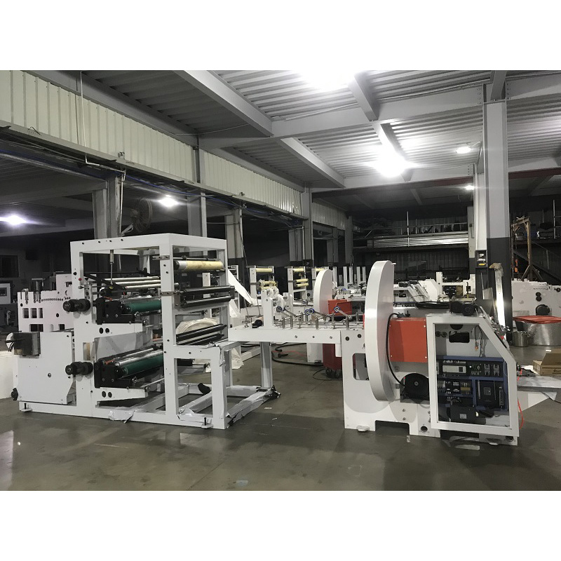 JD400C Flat bottom paper bag making machine