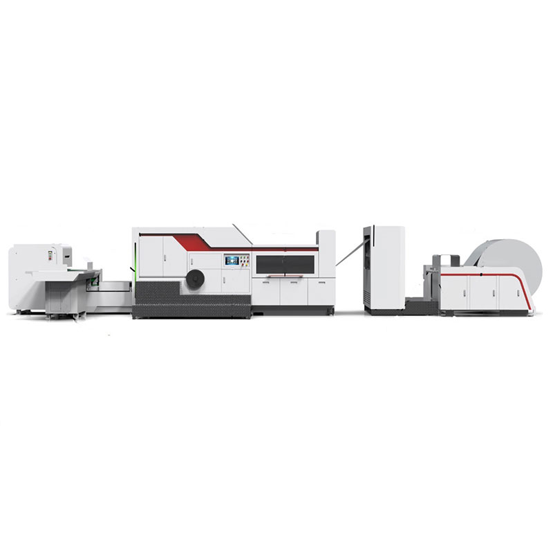 FD220 Adjustable high speed roll feeding square bottom paper bag making machine